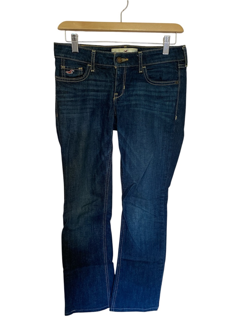 Hollister Bootcut Jeans in Dark Wash